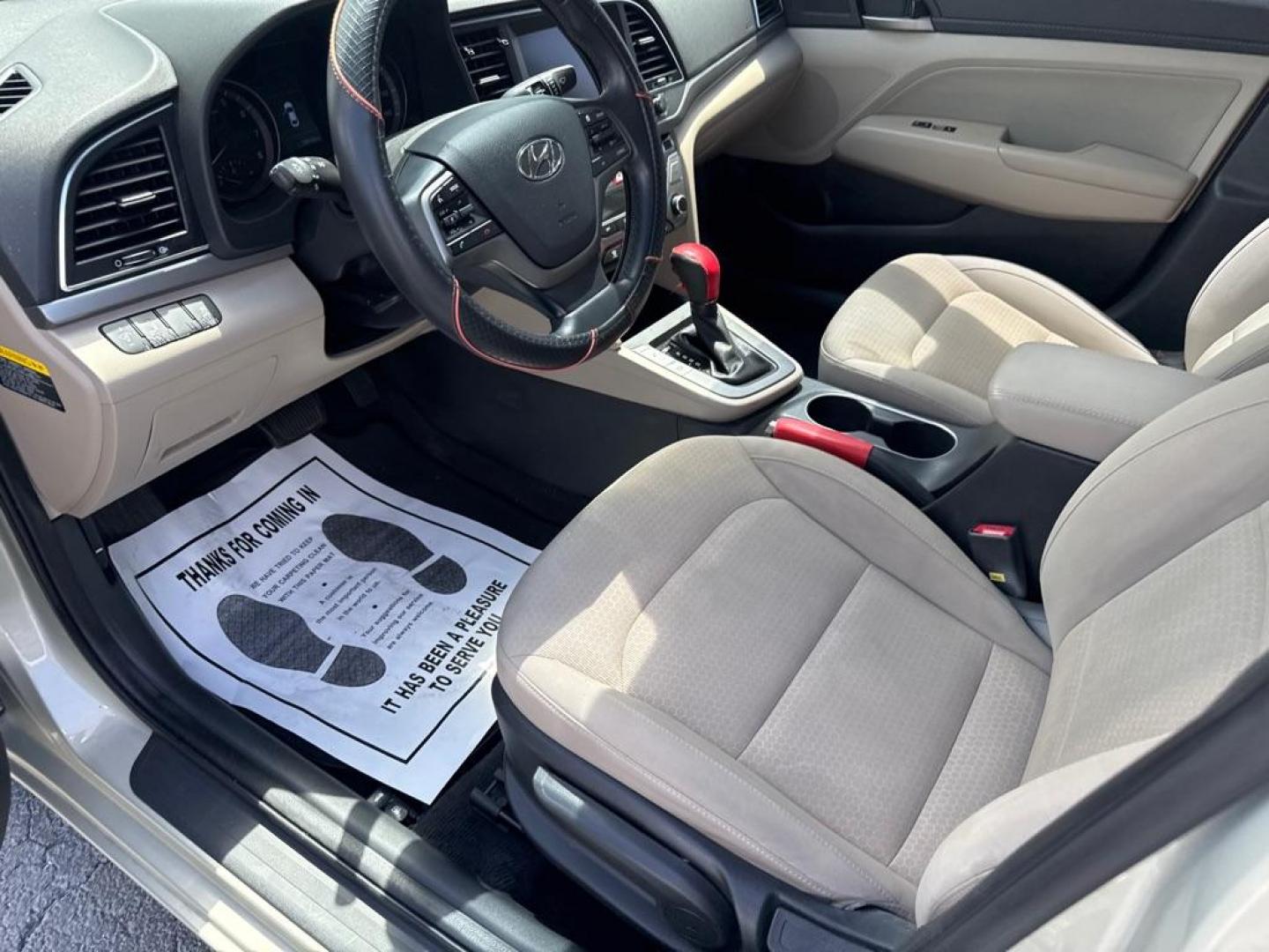 2017 TAN HYUNDAI ELANTRA SE (KMHD84LF1HU) with an 2.0L engine, Automatic transmission, located at 2929 9th St. West, Bradenton, 34205, (941) 242-2810, 27.473591, -82.570679 - Thanks for inquring into DriveNation USA! All vehicles listed can be viewed at www.drivenationusa.com for vehicle history reports and additonal info. We cannot quote any terms such as down payments or monthly payments without an application. You can apply directly at www.drivenationusa.com or by con - Photo#10