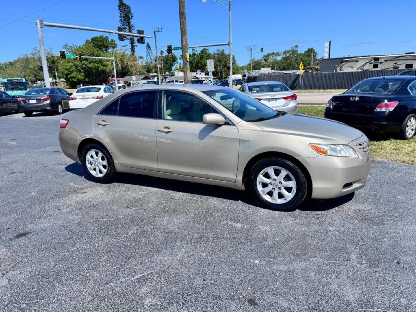 2007 TAN TOYOTA CAMRY LE (4T1BE46K07U) with an 2.4L engine, Automatic transmission, located at 2929 9th St. West, Bradenton, 34205, (941) 242-2810, 27.473591, -82.570679 - Thanks for inquring into DriveNation USA! All vehicles listed can be viewed at www.drivenationusa.com for vehicle history reports and additonal info. We cannot quote any terms such as down payments or monthly payments without an application. You can apply directly at www.drivenationusa.com or by con - Photo#0