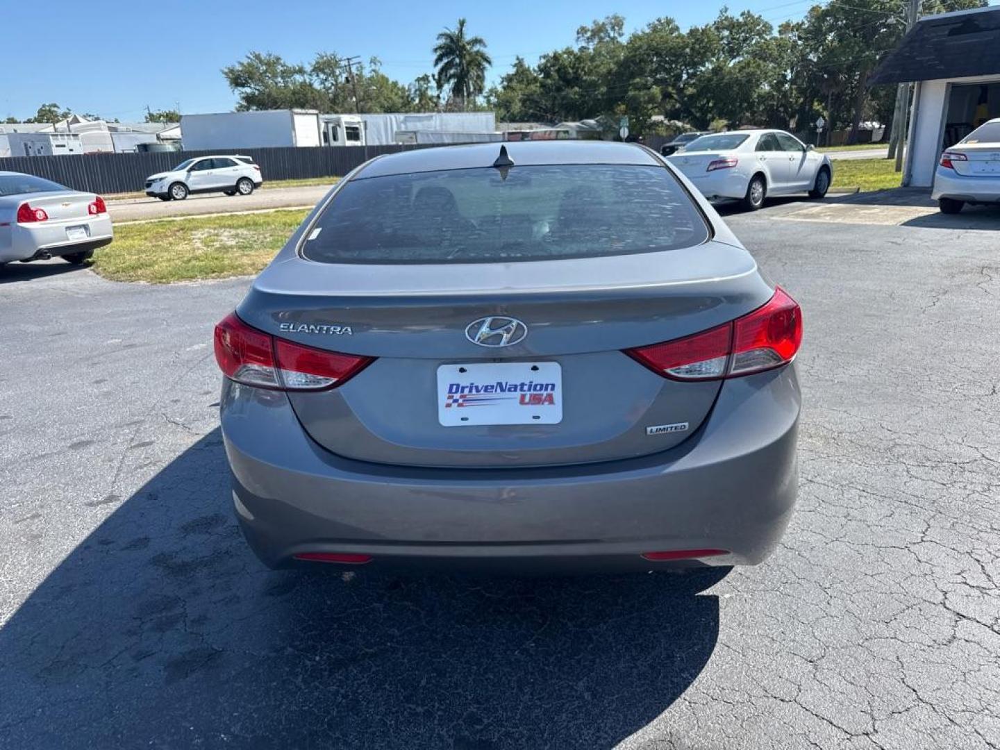 2013 GRAY HYUNDAI ELANTRA GLS (5NPDH4AE9DH) with an 1.8L engine, Automatic transmission, located at 2929 9th St. West, Bradenton, 34205, (941) 242-2810, 27.473591, -82.570679 - Photo#7
