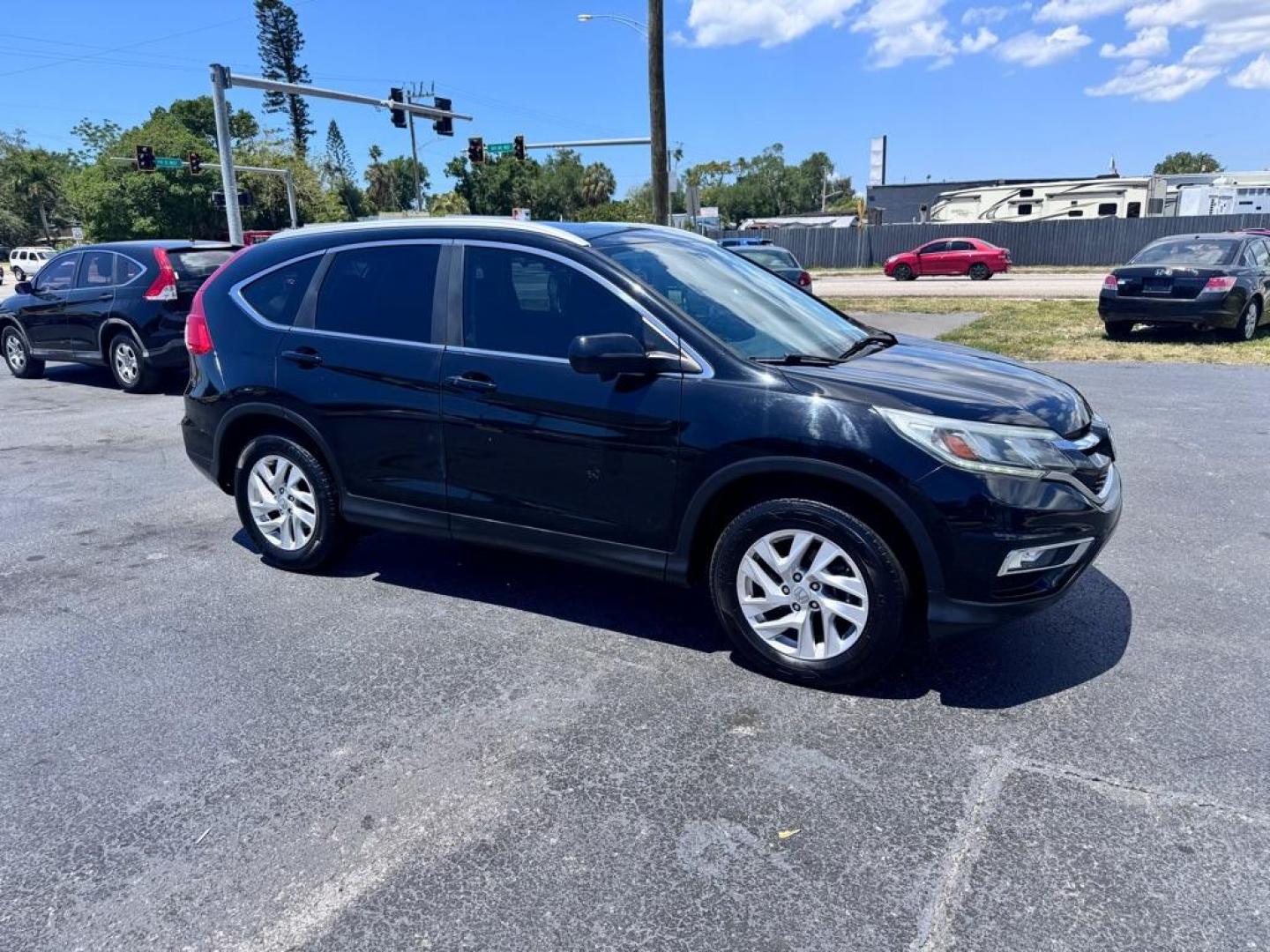 2016 BLACK HONDA CR-V EXL (2HKRM3H72GH) with an 2.4L engine, Continuously Variable transmission, located at 2929 9th St. West, Bradenton, 34205, (941) 242-2810, 27.473591, -82.570679 - Thanks for inquring into DriveNation USA! All vehicles listed can be viewed at www.drivenationusa.com for vehicle history reports and additonal info. We cannot quote any terms such as down payments or monthly payments without an application. You can apply directly at www.drivenationusa.com or by con - Photo#1