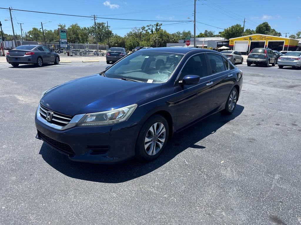 2014 BLUE HONDA ACCORD LX (1HGCR2F39EA) with an 2.4L engine, Continuously Variable transmission, located at 2929 9th St. West, Bradenton, 34205, (941) 242-2810, 27.473591, -82.570679 - Thanks for inquring into DriveNation USA! All vehicles listed can be viewed at www.drivenationusa.com for vehicle history reports and additonal info. We cannot quote any terms such as down payments or monthly payments without an application. You can apply directly at www.drivenationusa.com or by con - Photo#4