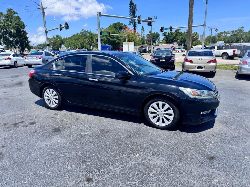 2013 BLACK HONDA ACCORD EXL (1HGCR2F86DA) with an 2.4L engine, Continuously Variable transmission, located at 2929 9th St. West, Bradenton, 34205, (941) 242-2810, 27.473591, -82.570679 - Thanks for inquring into DriveNation USA! All vehicles listed can be viewed at www.drivenationusa.com for vehicle history reports and additonal info. We cannot quote any terms such as down payments or monthly payments without an application. You can apply directly at www.drivenationusa.com or by con - Photo#1