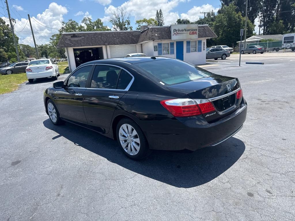 2013 BLACK HONDA ACCORD EXL (1HGCR2F86DA) with an 2.4L engine, Continuously Variable transmission, located at 2929 9th St. West, Bradenton, 34205, (941) 242-2810, 27.473591, -82.570679 - Thanks for inquring into DriveNation USA! All vehicles listed can be viewed at www.drivenationusa.com for vehicle history reports and additonal info. We cannot quote any terms such as down payments or monthly payments without an application. You can apply directly at www.drivenationusa.com or by con - Photo#5