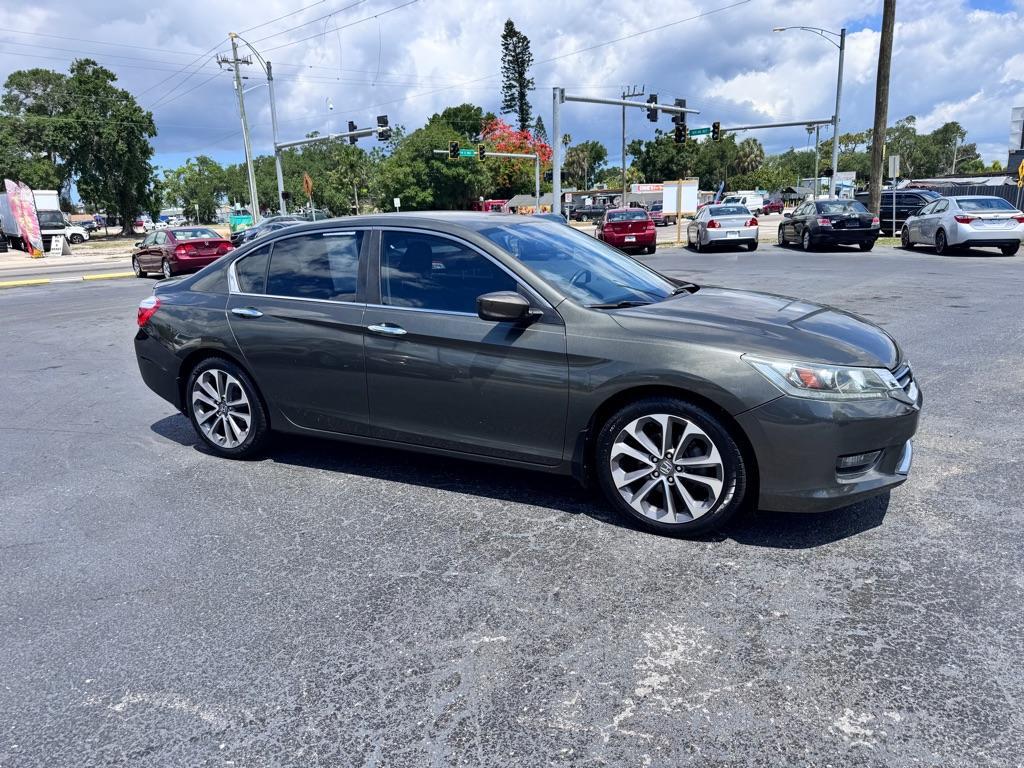 2015 GRAY HONDA ACCORD SPORT (1HGCR2F52FA) with an 2.4L engine, Continuously Variable transmission, located at 2929 9th St. West, Bradenton, 34205, (941) 242-2810, 27.473591, -82.570679 - Thanks for inquring into DriveNation USA! All vehicles listed can be viewed at www.drivenationusa.com for vehicle history reports and additonal info. We cannot quote any terms such as down payments or monthly payments without an application. You can apply directly at www.drivenationusa.com or by con - Photo#1