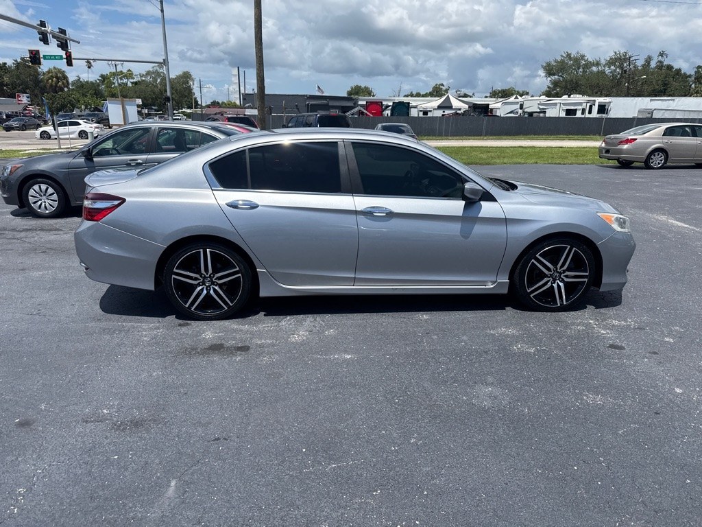 2016 SILVER HONDA ACCORD SPORT (1HGCR2F56GA) with an 2.4L engine, Continuously Variable transmission, located at 2929 9th St. West, Bradenton, 34205, (941) 242-2810, 27.473591, -82.570679 - Thanks for inquring into DriveNation USA! All vehicles listed can be viewed at www.drivenationusa.com for vehicle history reports and additonal info. We cannot quote any terms such as down payments or monthly payments without an application. You can apply directly at www.drivenationusa.com or by con- Photo#7